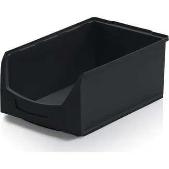 Úložný box Ukládací box D regranulát černá - 50x31x20 cm