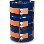 Flexibilní topný pás pro 200litrové sudy, analogový regulátor teploty 0-120 °C, 1500 W, šířka 180 mm