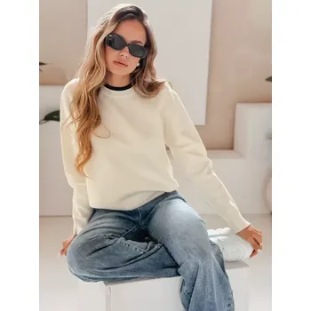 Dámský svetr Dámský svetr DSTREET MY2506 ECRU S/M