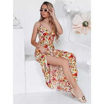 Dámské šaty Dámské šaty DSTREET FLOWMISS EY2629 BÍLÁ XL/XXL