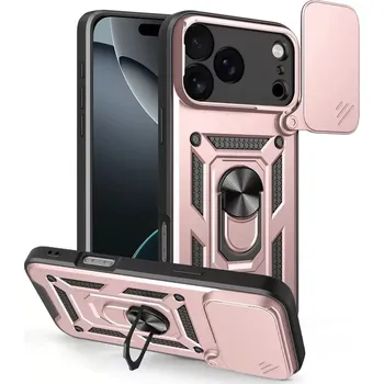 Pouzdro na mobilní telefon Kryt iPhone 17 Pro Max, Techsuit CamShield Pro rose gold