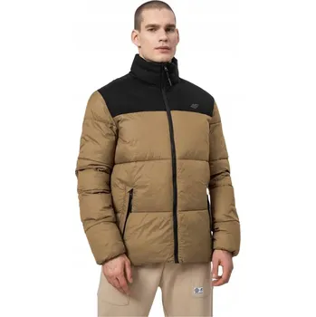 Moto bunda 4F pánská péřová bunda bez kapuce H4Z22-KUMP005-82S velikost S