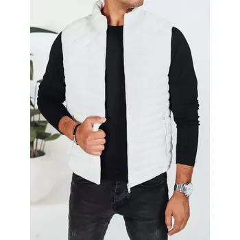 Pánská vesta Pánská vesta DSTREET TX5075 BÍLÁ XXL