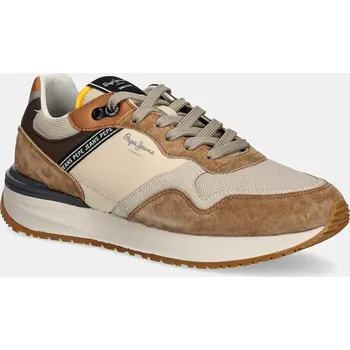 Pánská obuv Sneakers boty Pepe Jeans BUSTER PRO COMBI M PMS60041 hnědá 84X, EUR 44
