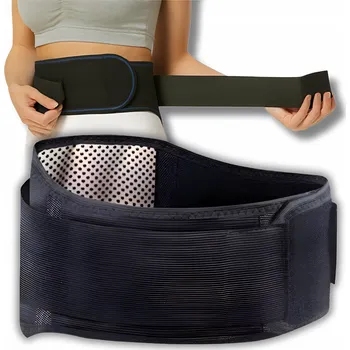 MAGNETICKÝ BEDERNÍ PÁS NA PÁTEŘ S TURMALÍNEM ZAHŘÍVACÍ NA ZÁDA L