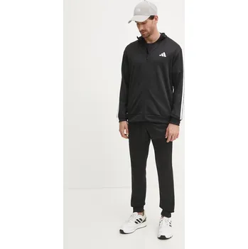 Tepláková souprava adidas 3S FT TT TS JC5375 černá 99X, vel. L