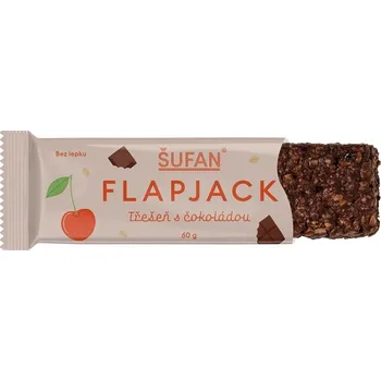 Cukrovinka Šufan Flapjack třešeň s čokoládou, 60 g