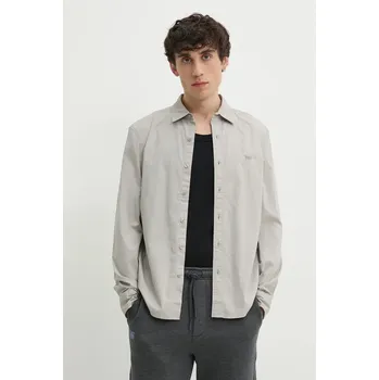 Pánská košile Košile Levi's LS BATTERY HM SHIRT SLIM 86625 šedá 09X, vel. M