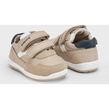 Chlapecké tenisky Dětské kožené sneakers boty Mayoral 41652.67B.Baby.PPYA béžová 80X, EUR 18