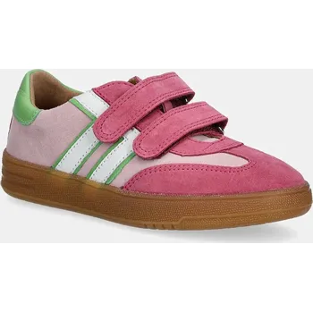 Dívčí tenisky Dětské semišové sneakers boty Froddo LOU růžová barva, G3130269 G3130269.24.30 42X, EUR 25