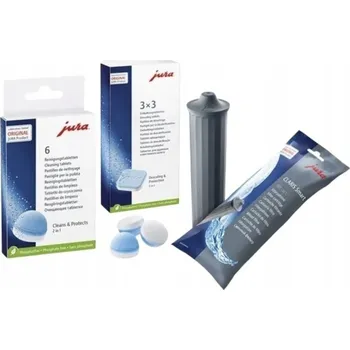 Filtr JURA CLARIS Smart+, Tablety na odstranění vodního kamene 9 ks, Čisticí tablety 6 Ks