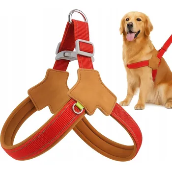 Postroj pro psa POSTROJ PRO PSA NASTAVITELNÝ Y-TVAR PRODYŠNÝ SÍŤOVANÝ REFLEXNÍ XL