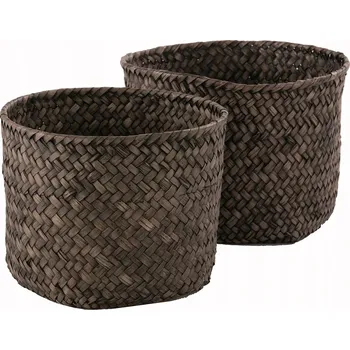 Úložný box Set 2 ks pletených košíků Compactor MIKA, malý 14 x 11 cm, velký 16 x 12 cm