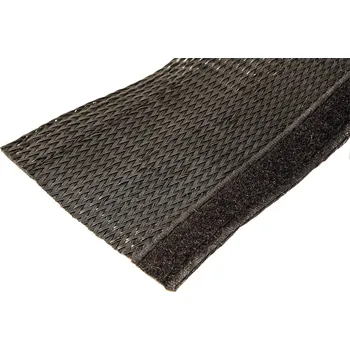 kabelová chránička ROLINE PVC hadice s textilním povrchem pro vedení kabelů, se suchým zipem, černá, 2,5 m