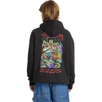 Pánská mikina Volcom pánská mikina Fa Jj Villard Black | Černá | Velikost XL