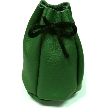 Vak na peníze Krol 9337 tm. zelený kožený měšec