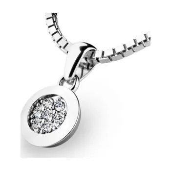 Přívěsek Přívěsek AU 585/1000 1,40 gr s diamanty 0,140 ct G/Si G10904B05