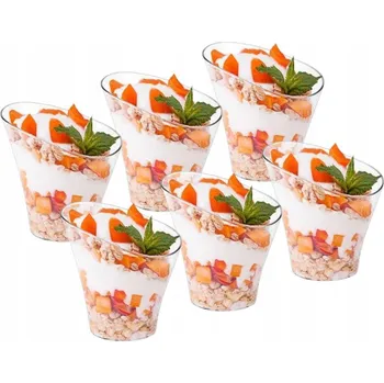 Sklenice Poháry na zmrzlinu / dezerty / svačiny 6 kusů 180 ml