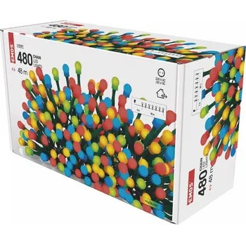 Vánoční osvětlení Vánoční osvětlení na stromeček Emos venkovní 48 m 301 - 500 světýlek