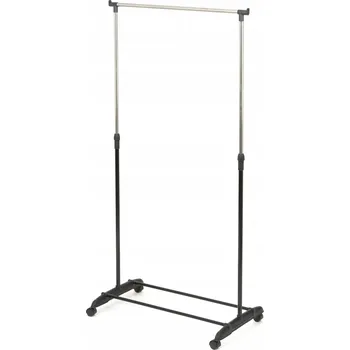 Věšák Stojací věšák kovový Compactor stříbrný