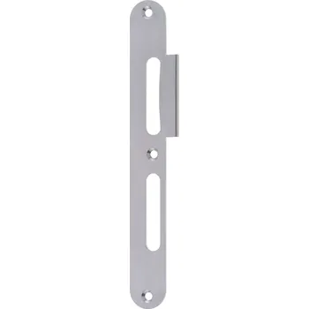 Stavebniny Protiplech pro zámek únik. dveří bezfalcové, kulatý, levý, nerez (2011642218)