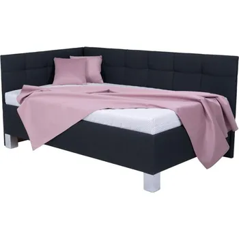 Postel Čalouněná postel s úložným prostorem bez matrace MARIA PETITE 120x200 cm antrac.