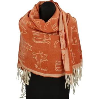 Šála Trendy dámská šála Sandy Cat, červená