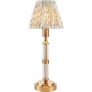 Lampička Endon 114838 - LED Stm. nabíjecí stolní lampa MORTON LED/1,5W/5V mosaz/zelená