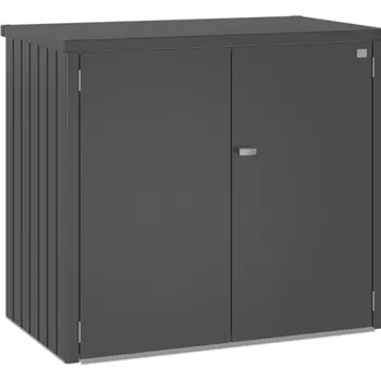 Zahradní úložný box Biohort Alex Duo tmavě šedá metalíza 0,9 m x 1,5 m, antracit | sleva 5% | cena za ks