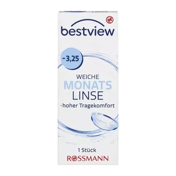 Kontaktní čočky Best View Měsíční kontaktní čočky -3,25