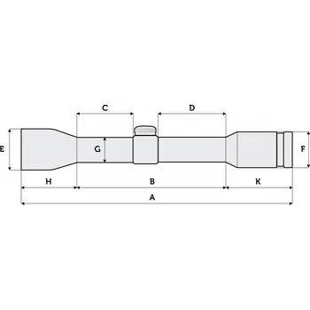Puškohled MEOPTA MeoStar R2 2,5-15x56 RD Záměrná osnova: Rozměry