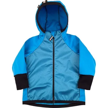 Kojenecká bunda LITTLE THINGS softshellová bunda s kapucí tyrkysová vel. 5-7 let