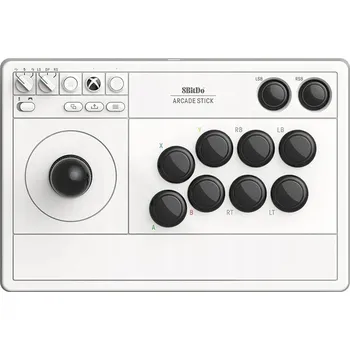 Gamepad Joystick 8BitDo Arcade Stick pro Xbox - Bílý