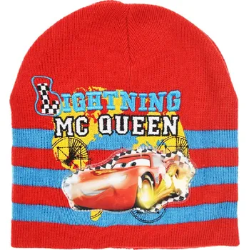 Čepice Auta - Cars - licence Chlapecká zimní čepice - Auta HM4178, červená Barva: Červená, Velikost: velikost 52