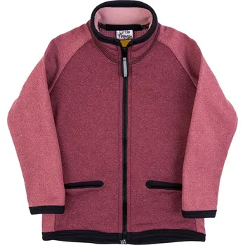 LITTLE THINGS mikina se stojáčkem z tenčího tecnostretche fialková vel. 7-9 let