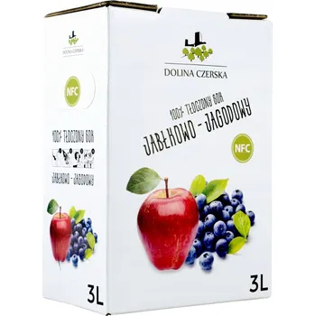 Dolina Czerska Lisovaná šťáva Jablko Borůvkové 3L NFC
