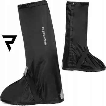 Moto bunda Nepromokavé návleky na boty Rebelhorn Thunder černé L 40-42