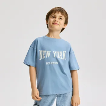 Reserved - Tričko s potiskem - bleděmodrá - 088FH-05X - 088FH-05X-170