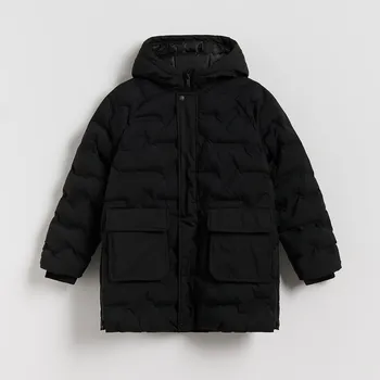 Dětská móda Reserved - Zateplená vatovaná vesta - černý - QF996-99X - QF996-99X-170