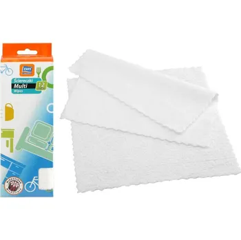 Utěrka Utěrky z mikrovlákna Ravi extra silné, superabsorpční, bílé, 12 ks