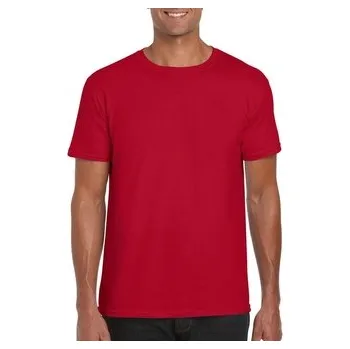 Triko Gildan Ring Spun - červené, 5XL