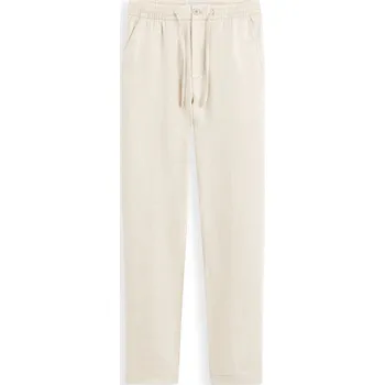 Pánské oblečení Celio Lněné kalhoty Dolinus 1143729 Béžová 48/34