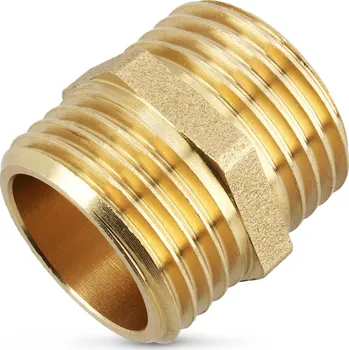 Fitinka Mosazná spojka vsuvka 1/2'' VNĚJŠÍ ZÁVIT mosaz pro vodovodní potrubí