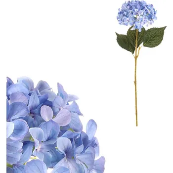 umělá květina Autronic Hortenzie - umělá řezaná květina, tmavě modrá, sada 6 ks