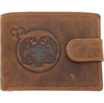 Peněženka Ewena peněženka přírodní kůže hnědá - muž