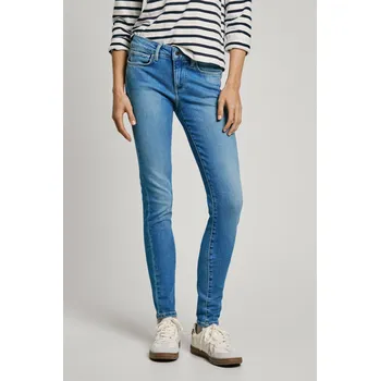 Dámské džíny Pepe Jeans Dámské džíny SKINNY JEANS LW SOHO Barva: denim (odpovídá obrázku), Velikost: W25 L32