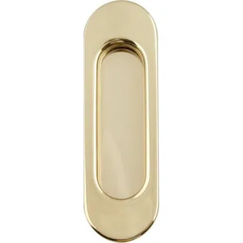 Nábytkové kování MP KOVÁNÍ FT - Mušle oválna bez otvoru - 3665AC Povrch: OLV - mosaz leštěná lesklá