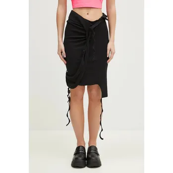 Dámská sukně Sukně Ottolinger Rib černá barva, mini, pouzdrová, 104-300104-01, M, 99X