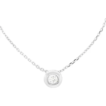 Náhrdelník Náhrdelník z bílého zlata s diamantem 7452740010002117