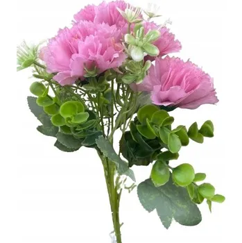 umělá květina KYTICE KARNÉCÍ 35CM - UMĚLÉ KVĚTY ROSTLINY VĚTVIČKY